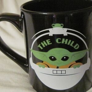 Star War's Black 'The Child' Baby Yoda 20oz Ceramic Mug   FF#339